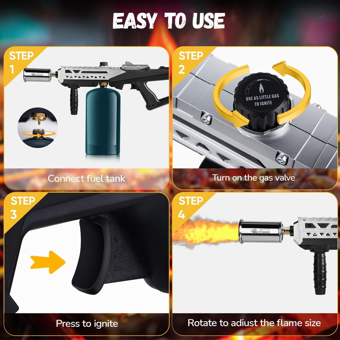 IgnitorX Torch Gun + GRATIS trådlös termometer