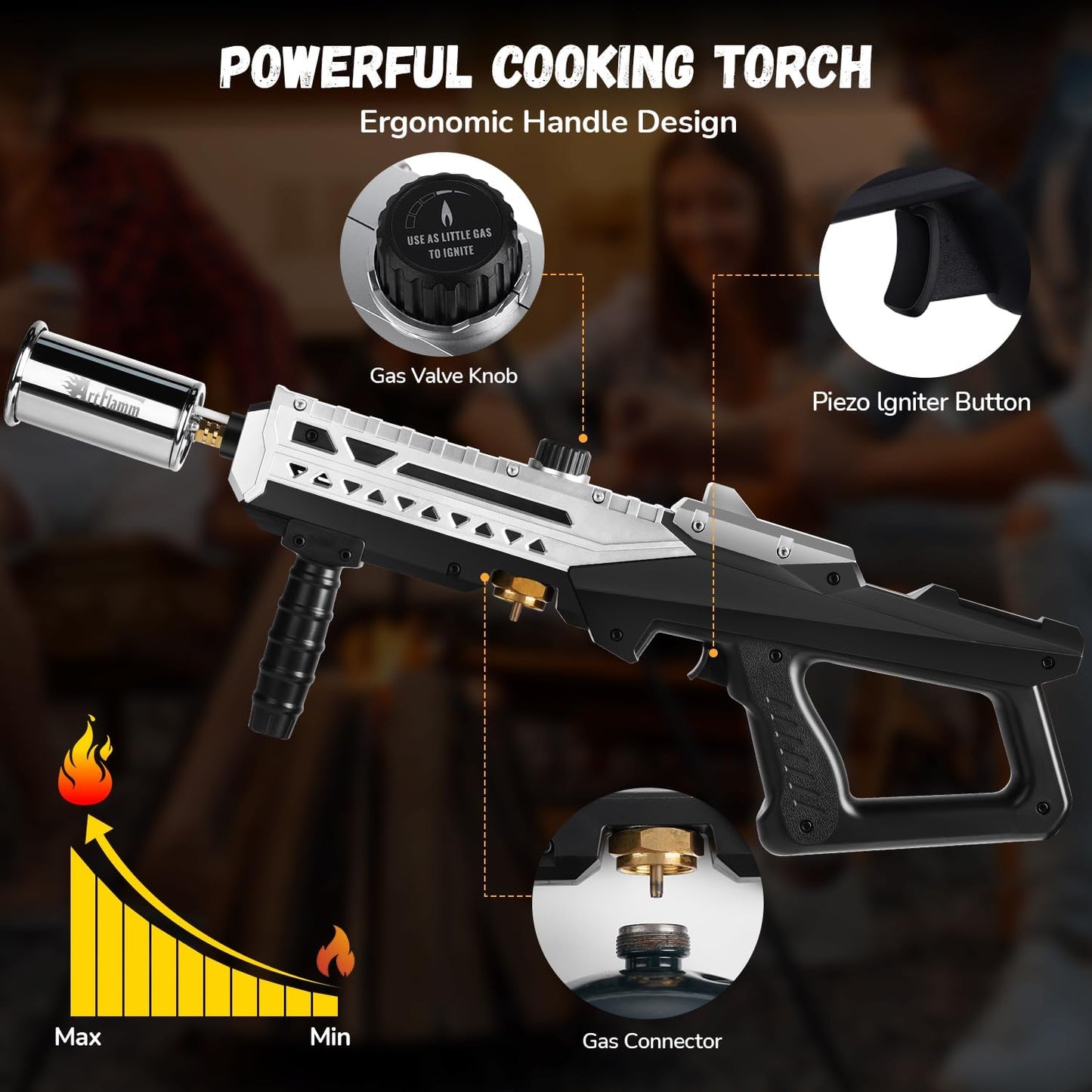 IgnitorX Torch Gun + GRATIS trådlös termometer