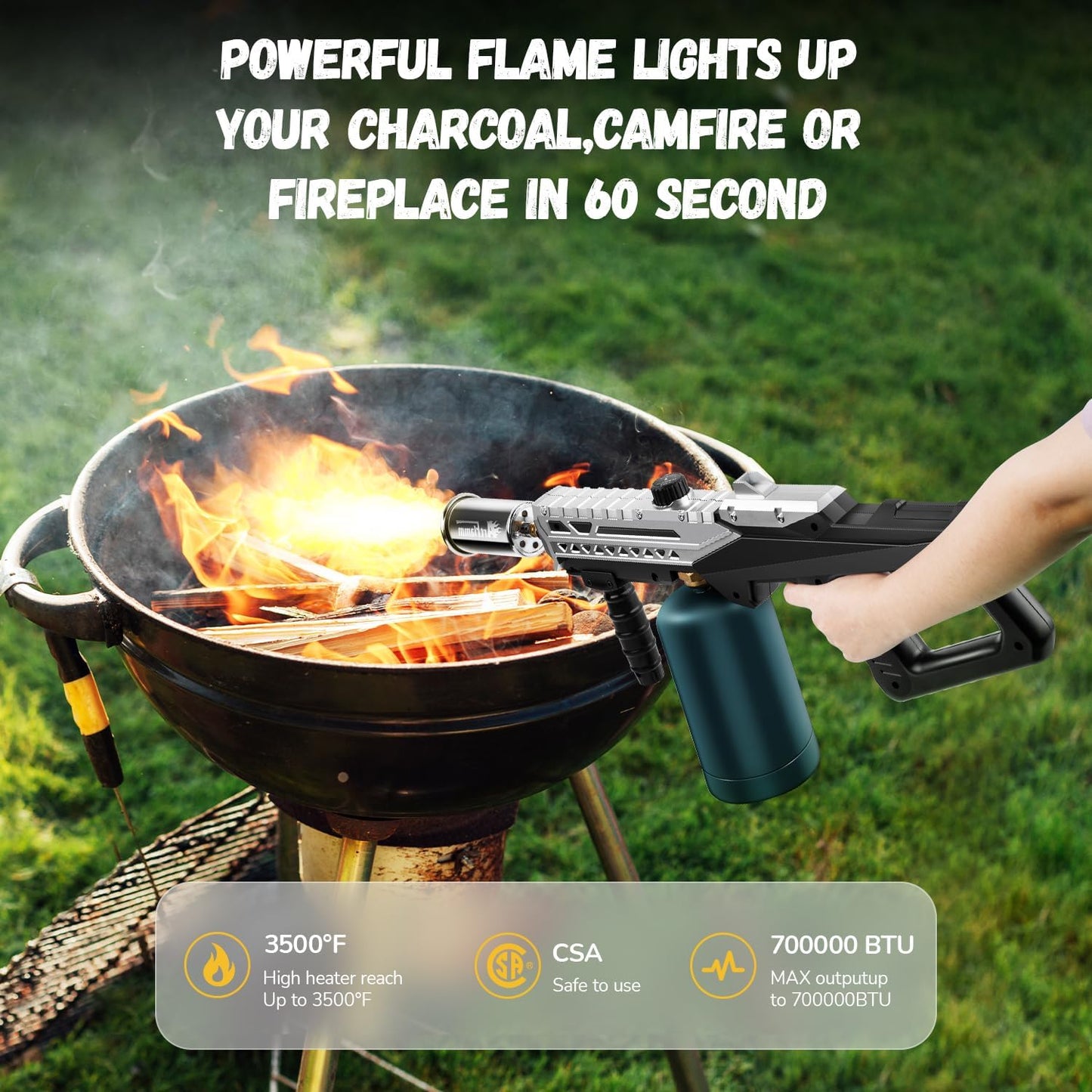 IgnitorX Torch Gun + GRATIS trådlös termometer