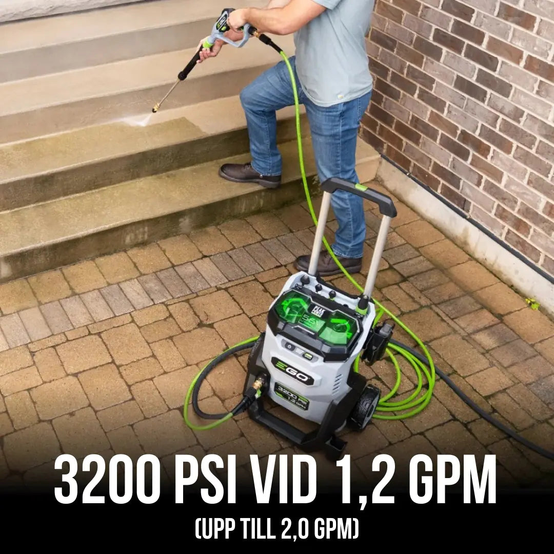 TRION-GO Högtryckstvätt – 3200 PSI (≈220 bar)